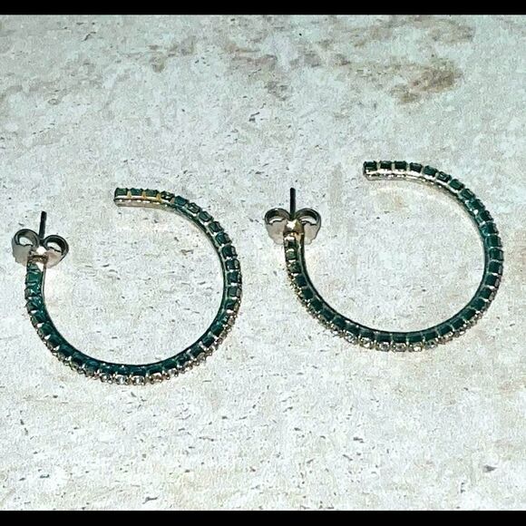 Lee Angel Bling Hoops  - Picture 1 of 4